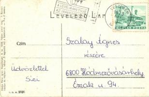 Keszthely, Festetich utca, gyógyszertár. Kiadja Mérei Ignác "A levél iránytűje az irányítószám&...