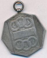 Berán Lajos (1882-1943) ~1920. Labdarúgó jelzett Ag díjérem füllel, "S.G.A. (Scheid Ezüstáru- é...