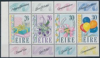 Greeting Stamp stamp-booklet sheet, Üdvözlőbélyeg bélyegfüzetlap