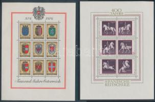 Austria 1954-1987 mostly buildings and landcapes 82 stamps + 3 blocks Ausztria 1954-1987 többségében...