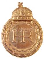 ~1930-1940. Hadirokkant Br gomblyuk jelvény (28x22mm) T:1- / Hungary ~1930-1940. Invalid Br button badge (28x22mm) C:AU