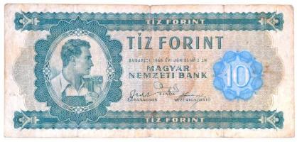 1946. 10Ft T:III,III-   Hungary 1946. 10 Forint C:F,VG Adamo F1