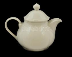 Villeroy&Boch kis teáskanna, fehér mázas, jelzett, hibátlan, m:13 cm