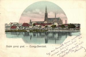 Eszék, Essegg, Osijek; Gornji grad / Oberstadt / upper town (r)