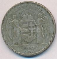 1930. 5P Ag "Horthy jobbra" T:3
Adamo P8