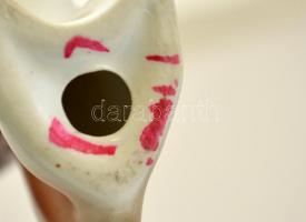 Mókus, kézzel festett, jelzett, apró kopással, m:10 cm