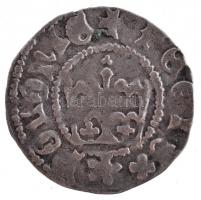 Lengyel Királyság 1447-1492. 1/2Gr Ag "IV. Kázmér" (0,8g) T:2- 
Poland 1447-1492. 1/2 Gro...