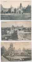 Chernivtsi, Czernowitz - 3 pre-1945 town-view postcards, Greek Orthodox residence