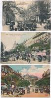 London, Bank of England, Piccadilly Circus - 3 pre-1945 postcards