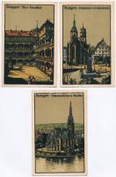 Stuttgart - 4 pre-1945 litho art postcards