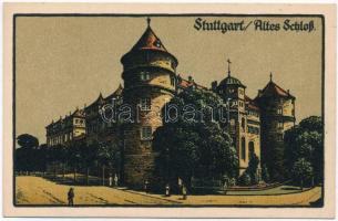 Stuttgart - 4 pre-1945 litho art postcards