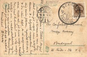 Zimony, Zemun, Semlin; Úri utca, üzletek / Herrengasse / street view, shops, "1941 Szabadka vis...