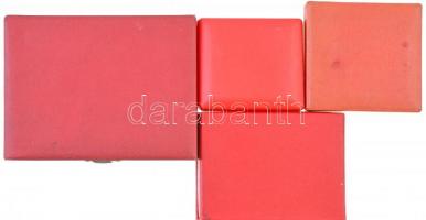 Vincze Dénes (1914-1972) DN "A Vállalat Kiváló Brigádja" Br plakett, dísztokban (70mm) + 1...