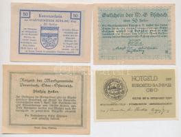 Ausztria 1920. 10-50h (10xklf) utalvány és szükségpénz, többek között Pram, Wiener-Neustadt, Ebersch...