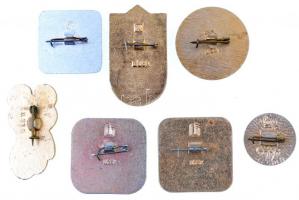 Szovjetunió 1980. Moszkvai Olimpia, 7db klf jelvény T:2
Soviet Union 1980. Moscow Olympiad, 7pcs of...