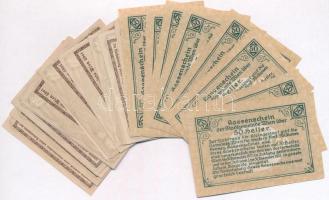 Ausztria / Bécs 1920. 20h (30x) pénztári utalvány + 50h (10x) pénztári utalvány T:I,I- 
Austria / W...