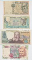 Olaszország 1918-1990. 7db klf bankjegy T:III Italy 1918-1990. 7pcs of diff banknotes C:F