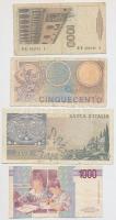 Olaszország 1918-1990. 7db klf bankjegy T:III
Italy 1918-1990. 7pcs of diff banknotes C:F