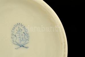 Herendi Viktoria mintás váza, kézzel festett, jelzett, hibátlan, m:12 cm