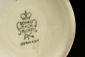 Schaubach Kunst zenélő puttó figura, kézzel festett, jelzett, hibátlan, m:13 cm/ Schaubach Kunst put...