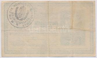 1918. 25K "3011" 3mm, sima hátlap, valószínűleg hamis "M. Kir. 216. Honvéd Gyalogdand...