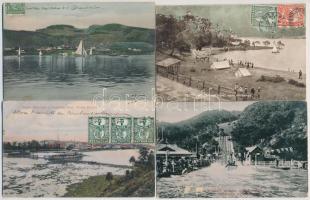 15 db RÉGI ausztrál városképes lap, TCV / 15 pre-1945 Australian town-view postcards, TCV cards