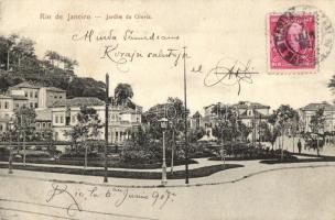 Rio de Janeiro, Jardim da Gloria / garden, TCV card (EK)