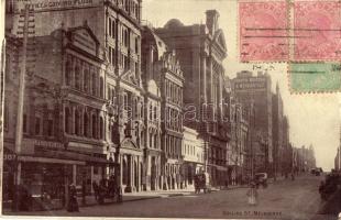 Melbourne, Collins street, Hammond typewriters, North British & Mercantile insurance company, TCV card (Rb)