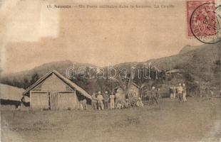 Nouméa, Un Poste militaire dans la brousse, La Coulée / military post (EK)