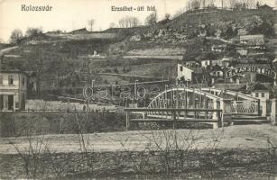 Kolozsvár, Cluj; Erzsébet úti híd, Lehota Anna kiadása / bridge (EK)