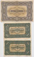 1920. 50K "Orell Füssli Zürich" + 1923. 100K "Magyar Pénzjegynyomda Rt. Budapest"...