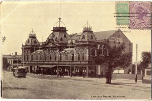 Melbourne, Princess Theater, tram, TCV card (EK)