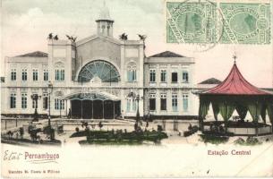 Pernambuco, Estacao Central / central railway station, TCV card (EK)