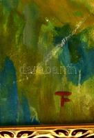 Felsmann Tamás (1956-): Galyatetőn. Olaj, farost, jelzett, keretben, 43×53 cm