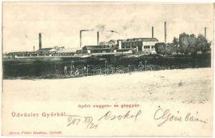 1902 Győr, Vagon és gépgyár. Berecz Viktor kiadása