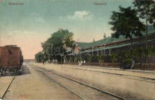 1917 Komárom, Komárno; vasútállomás / railway station (Rb)