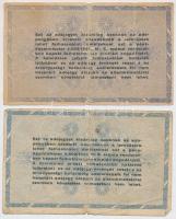 1946. 10db-os vegyes magyar adópengő bankjegy tétel, közte fordított címeres T:III,III-