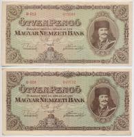 1945. 50P (2x) T:III