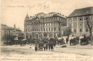 Pécs, Új takarékpénztár, hintók