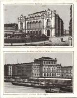 Budapest 7 db lithokép 13x10 cm