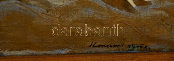 Konecsni jelzéssel: Olimpia. Olaj, vászon, keretben, 90×60 cm