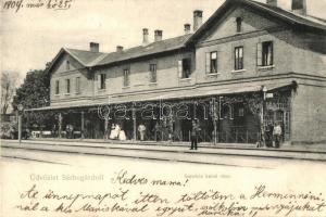 Sárbogárd, indóház belső része, vasútállomás (Rb)