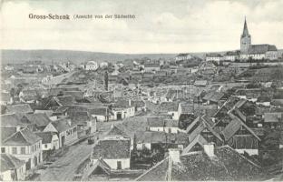 Nagysink, Gross Schenk, Cincu; látkép. Verlag von Gustav Salmen / panorama