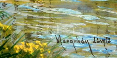 Neogrády jelzéssel: Erdő részlet. Tempera, karton, 38×48 cm