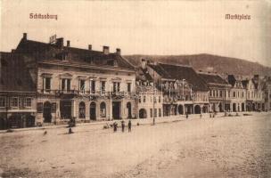 Segesvár, Schässburg, Sighisoara; Piac tér, Josef B. Teutsch borászata / Marktplatz / market square, wine cellar (EK)