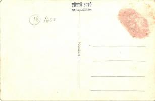 Nagykanizsa, az Iparostanonc-iskola tantestülete, tabló, Tüttő fotó (EK)