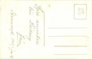 1927 Bucharest, Bucuresti; Romanian folklore, music band, photo (cut)