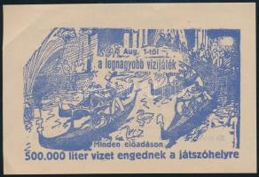 1935 A Busch cirkusz 50%-os propaganda jegye