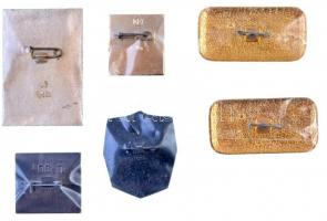 Szovjetunió 6db-os vegyes jelvény tétel, közte DN "T-70" és "T-40" könnyű harcko...