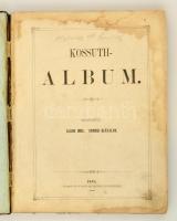 Kossuth-album. Szerk. Áldor Imre, Ormodi Bertalan. Pest, 1868, Gyurián és Deutsch, 127+2+XVI p. Félbőr-kötés, eléggé rossz állapotban, sérült borítóval, meglazult kötéssel, foltos lapokkal, a címkép hiányzik.